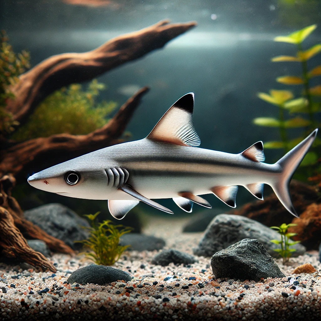 Balantiocheilus melanopterus Silverhaj