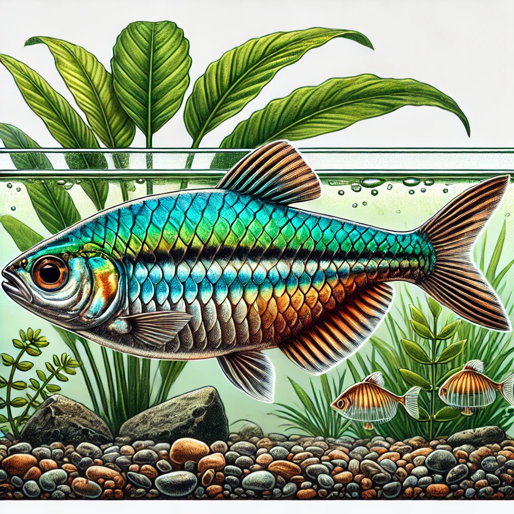 Barbus daruphani Druphani skäggig