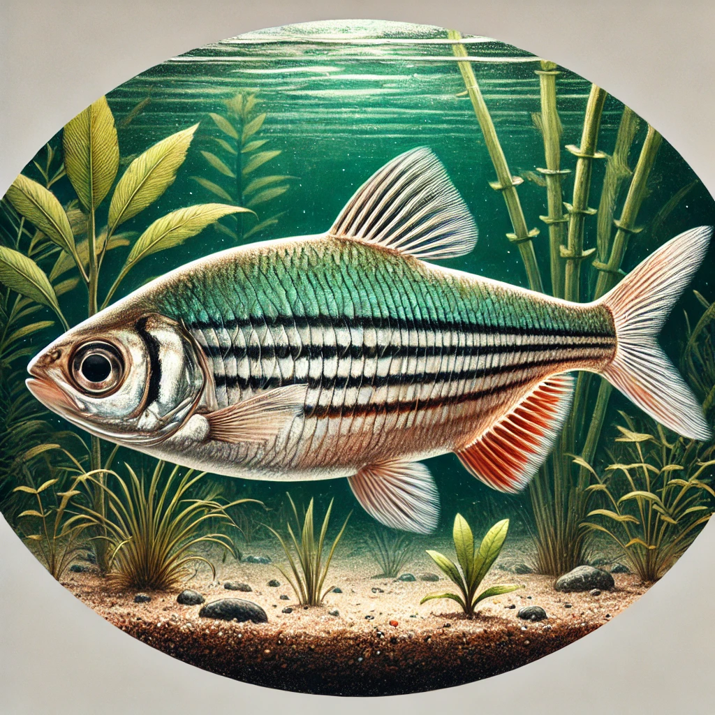 Barbus everetti Cl, skäggig