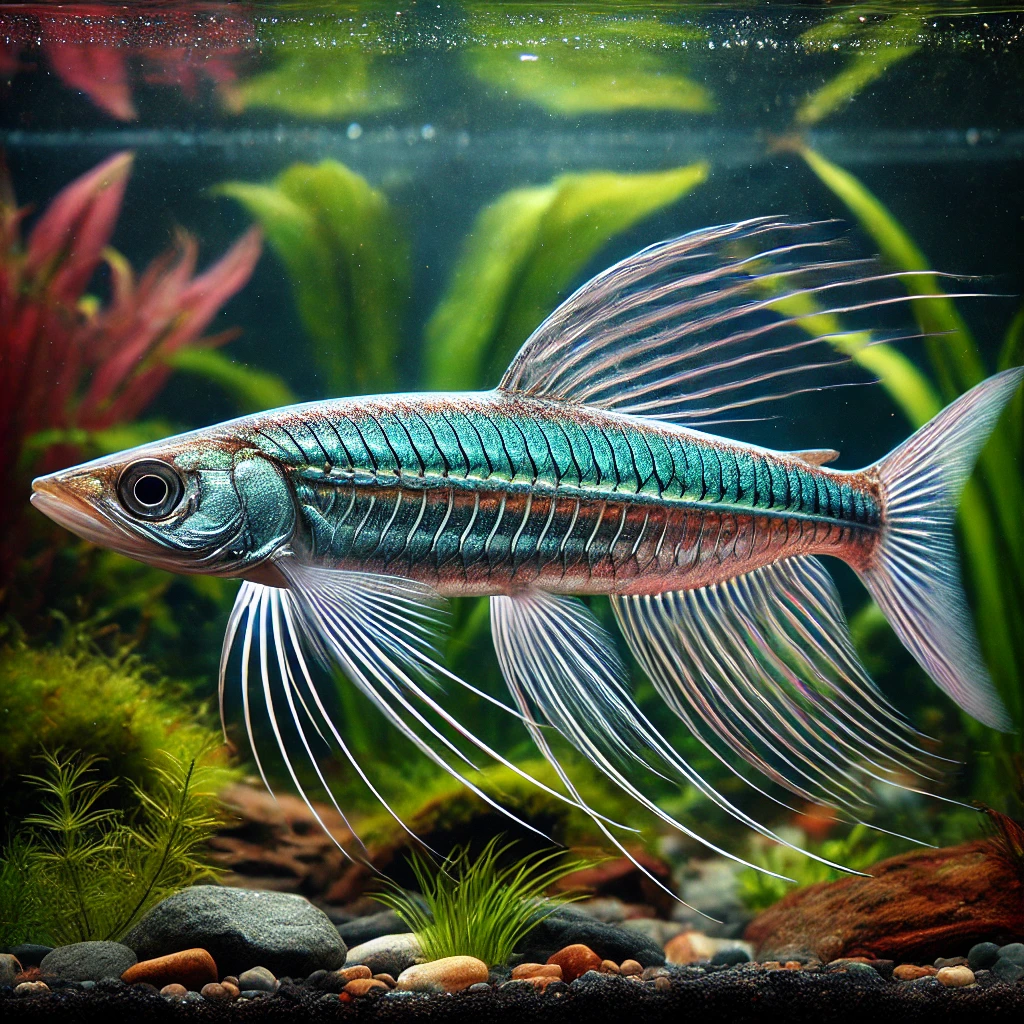 Barbus filamentosus Svarta fläckar