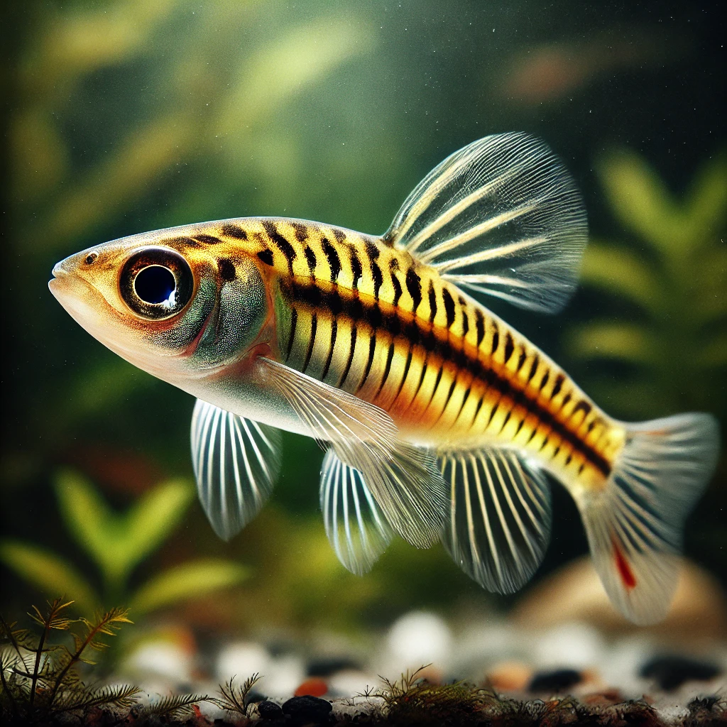 Barbus gelius (Skäggig)