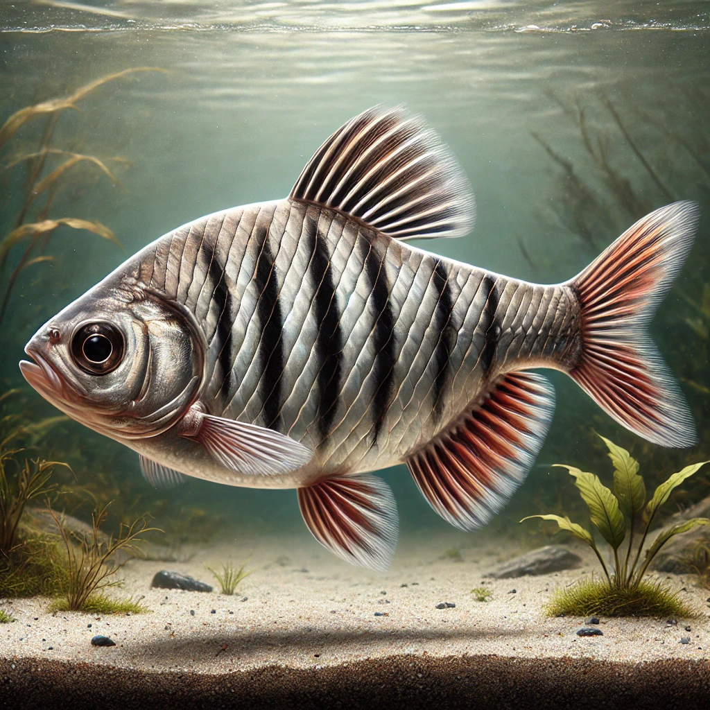 Barbus schwanenfeldi (Skäggig)