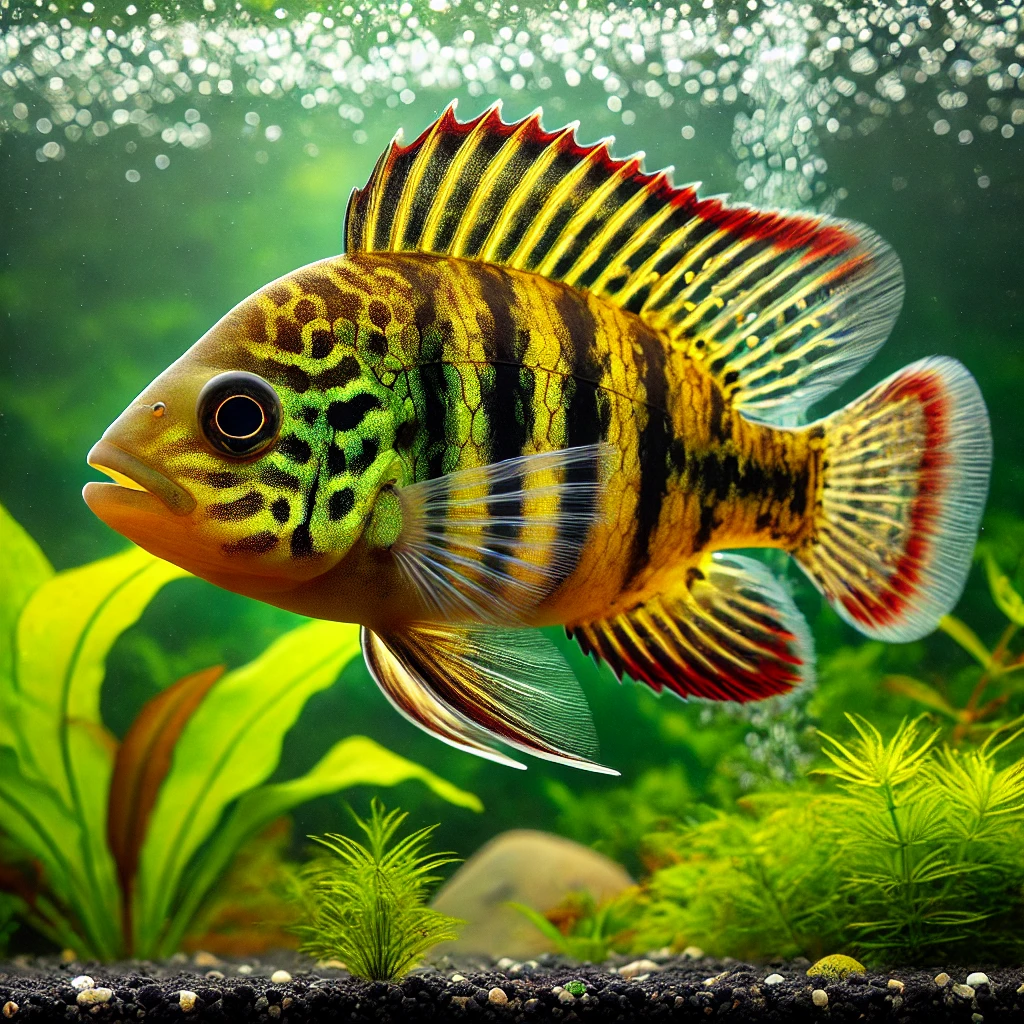 Barbus semifasciolatus (Mässingskäggig)