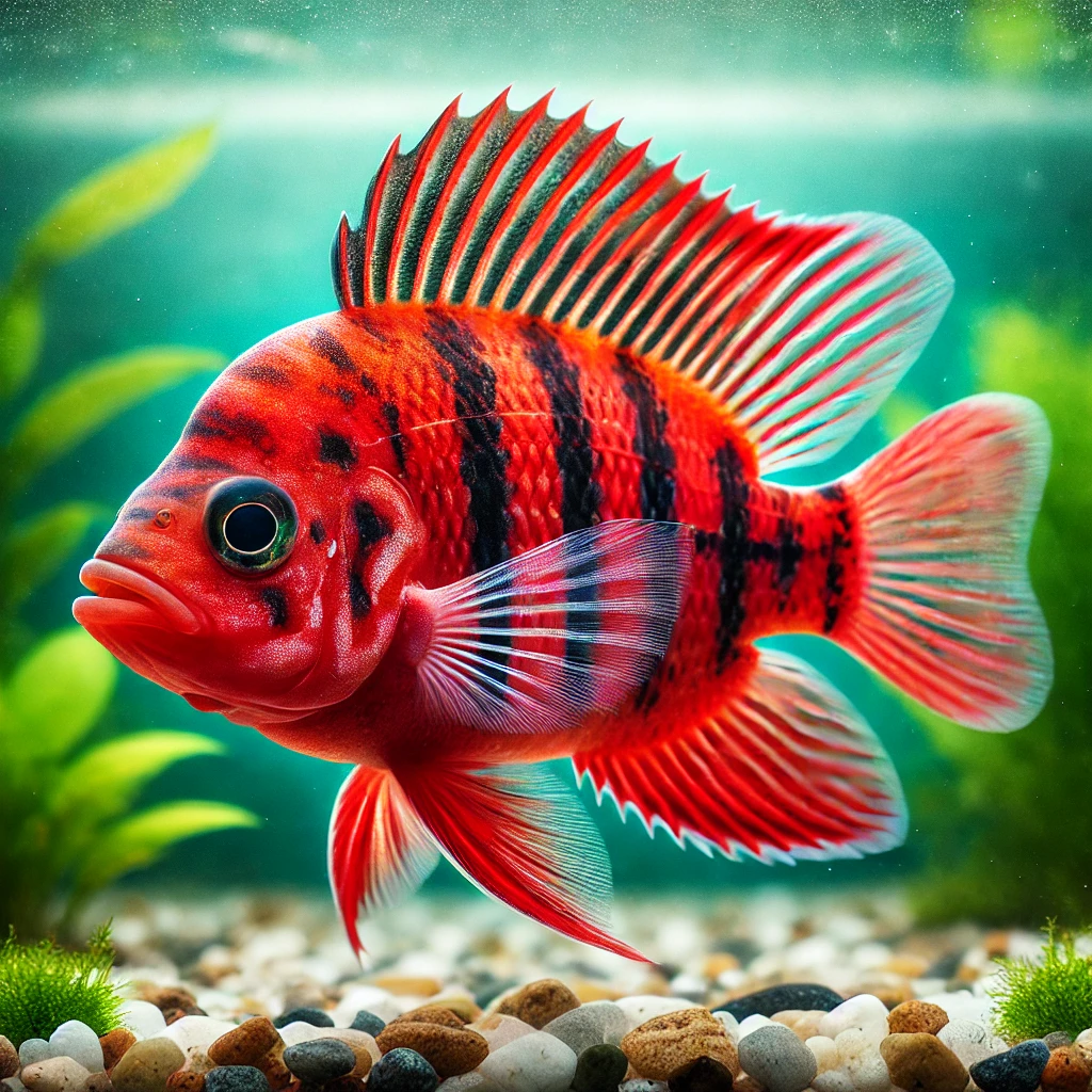 Barbus tetrazona rouge Röda sumatra