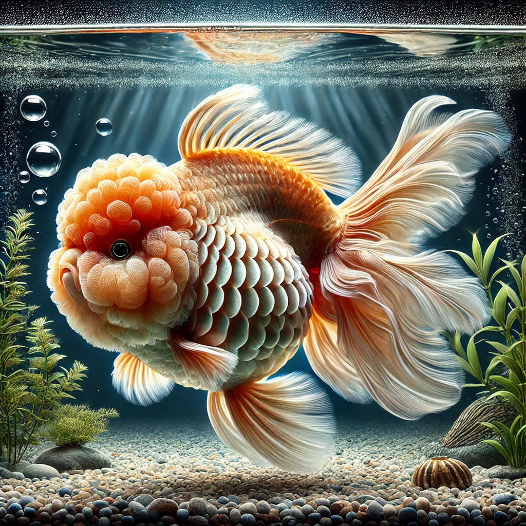 Carassius auratus pompon Pompa