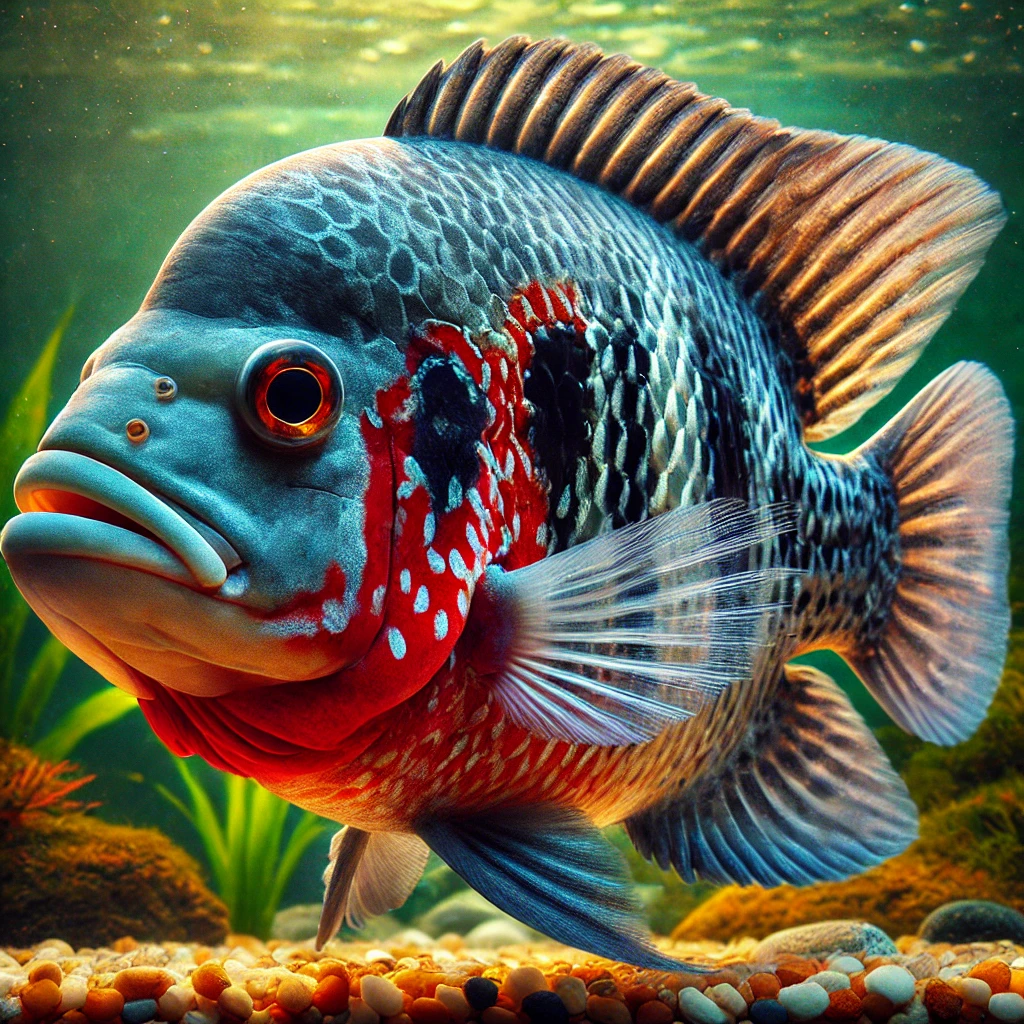 Cichlasoma meeki Hals