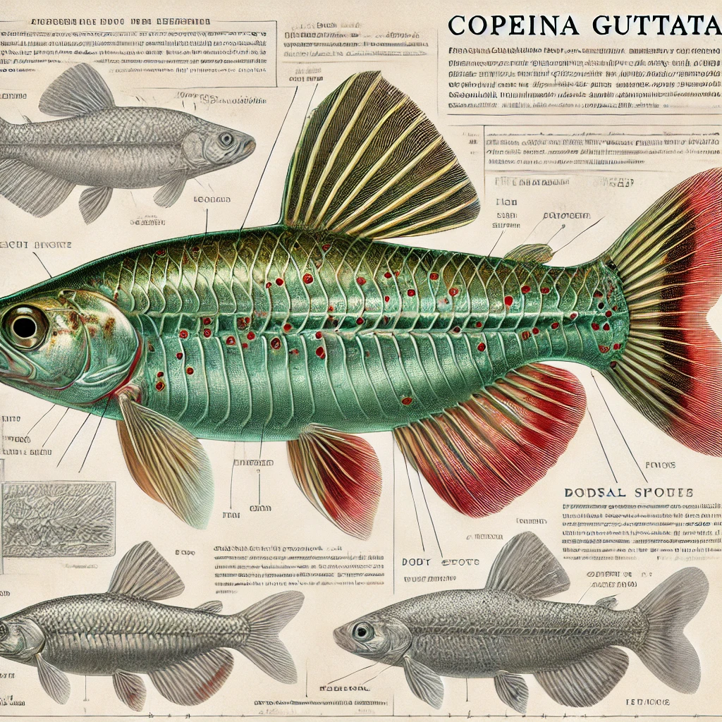 Copeina guttata Röda copéina