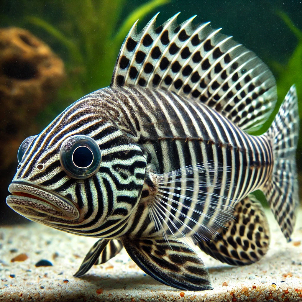 Ctenopoma fasciolatum (Randig ctenopom)