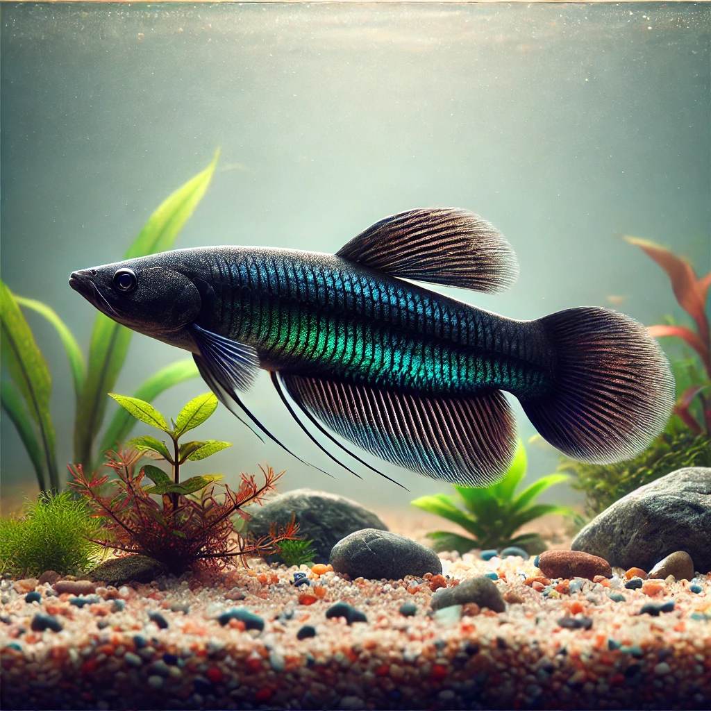 Cynolebias nigripinnis Argentinsk pärla med svarta fenor