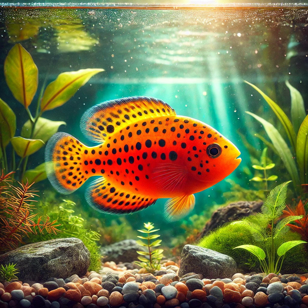 Etroplus maculatus Orange kromid