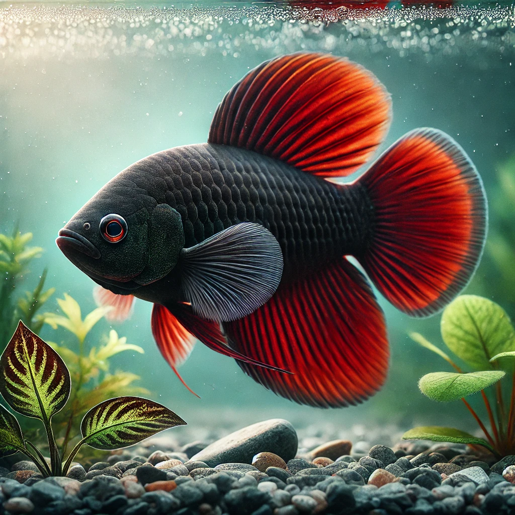 Labeo erythrurus Labéo albinos