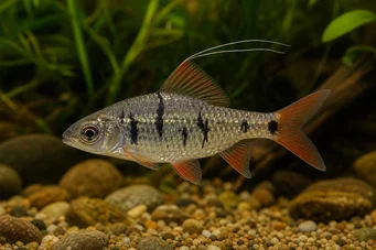 Barbus filamentosus (Svarta fläckar)