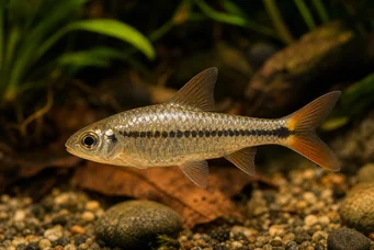 Barbus melanympyx (Skäggig melarympyx)