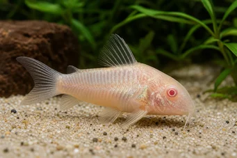 Corydoras aeneus albinos (Corydoras albino)