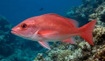 Lutjanus sanguineus Rött blod beskärare