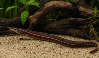 Mastacembelus erythrotaenia Eldpunkt anguille