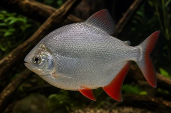 Myleus rubripinnis rubripinnis Metynnis med röd krok