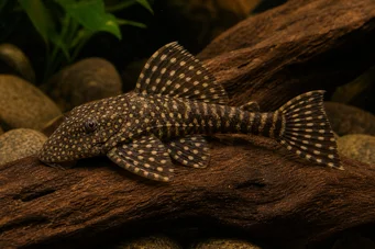 Peckoltia pulcher (Dvärg slagskepp havskatt)