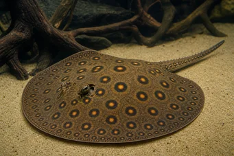 Potamotrygon motoro (Océlée sötvattenpastenague)