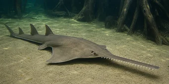 Pristis microdon (Northern Scie Fish)
