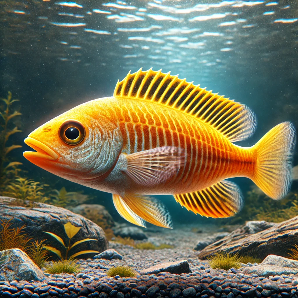 Neolamprologus leleupi Ciklid citron