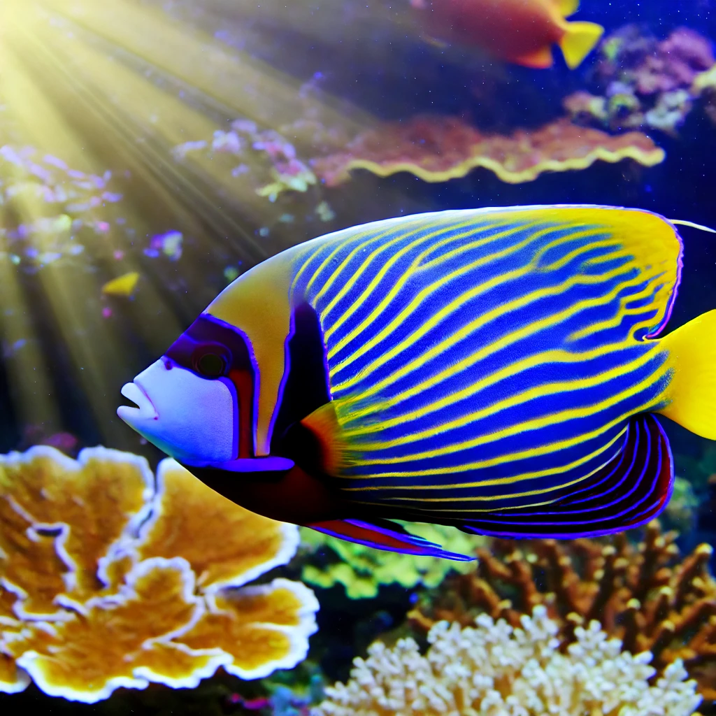 Pomacanthus imperator Kejsare ängel